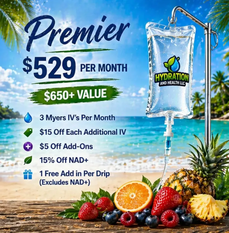 Premier Mobile IV Vitamin Therapy subscription