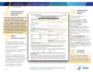 How to Apply for a CLIA Certificate - Step 1