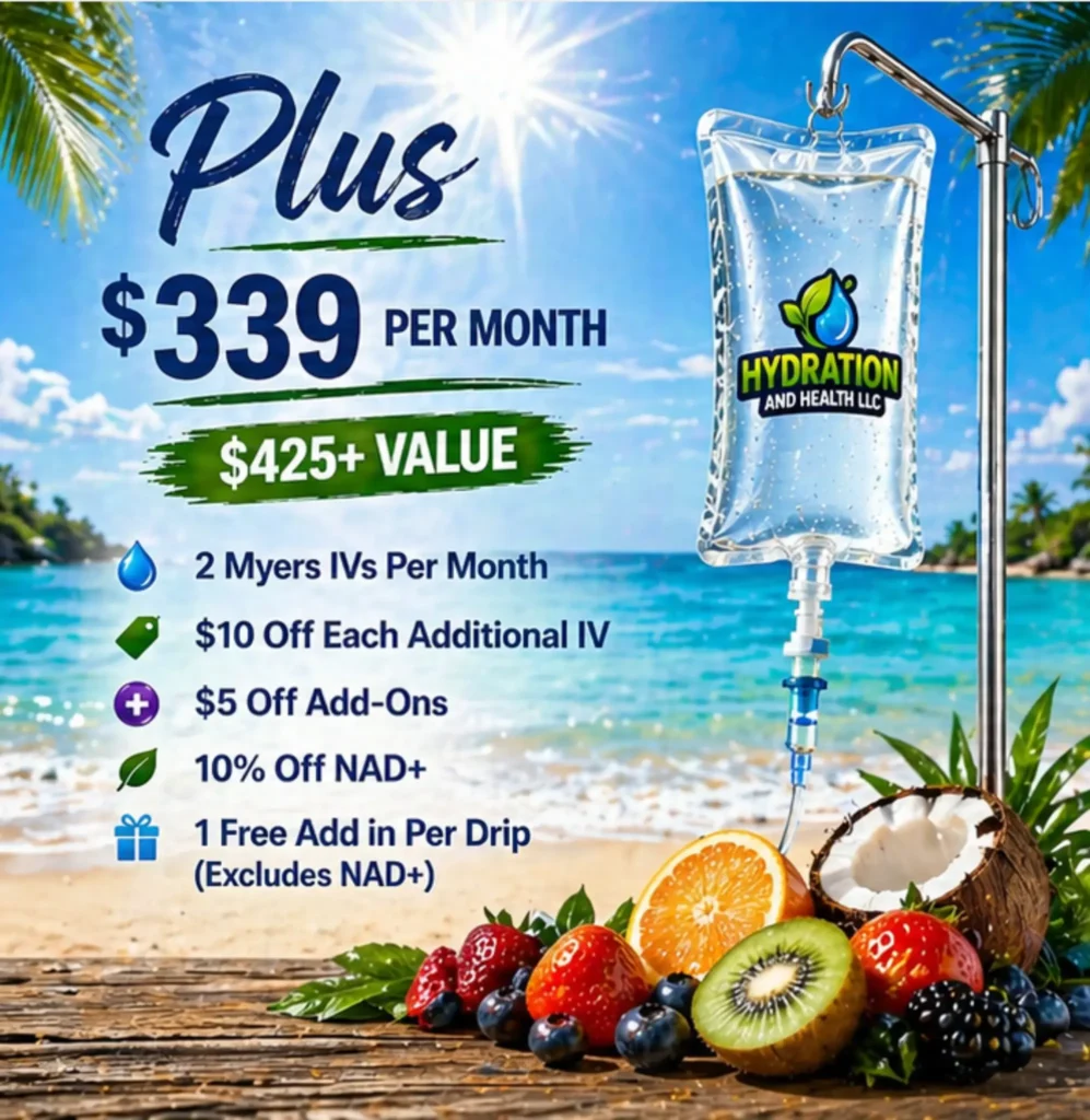 Essential Mobile IV Vitamin Therapy subscription